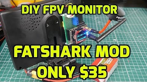 DIY FPV Drone Monitor with Fatshark Modules