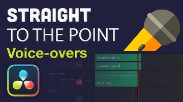 Record voice-overs in DaVinci Resolve