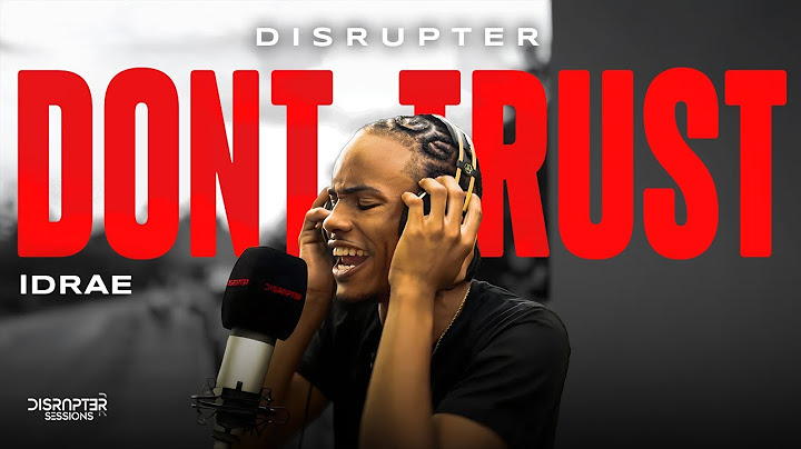 Idrae - Don't Trust | Disrupter Sessions 🚨