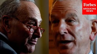 'Dangerous And Reckless': Chuck Schumer Hammers Tommy Tuberville For Military Holds