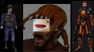 Half Life but Gordon can talk and is realistic,