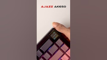 Ajazz AK650 Short #wirelesskeyboard #ajazz #computerkeyboard