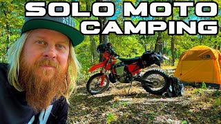 Motorcycle Camping...ALONE