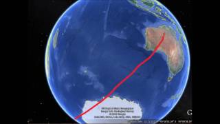 There are NO flights over Antarctica! Period!