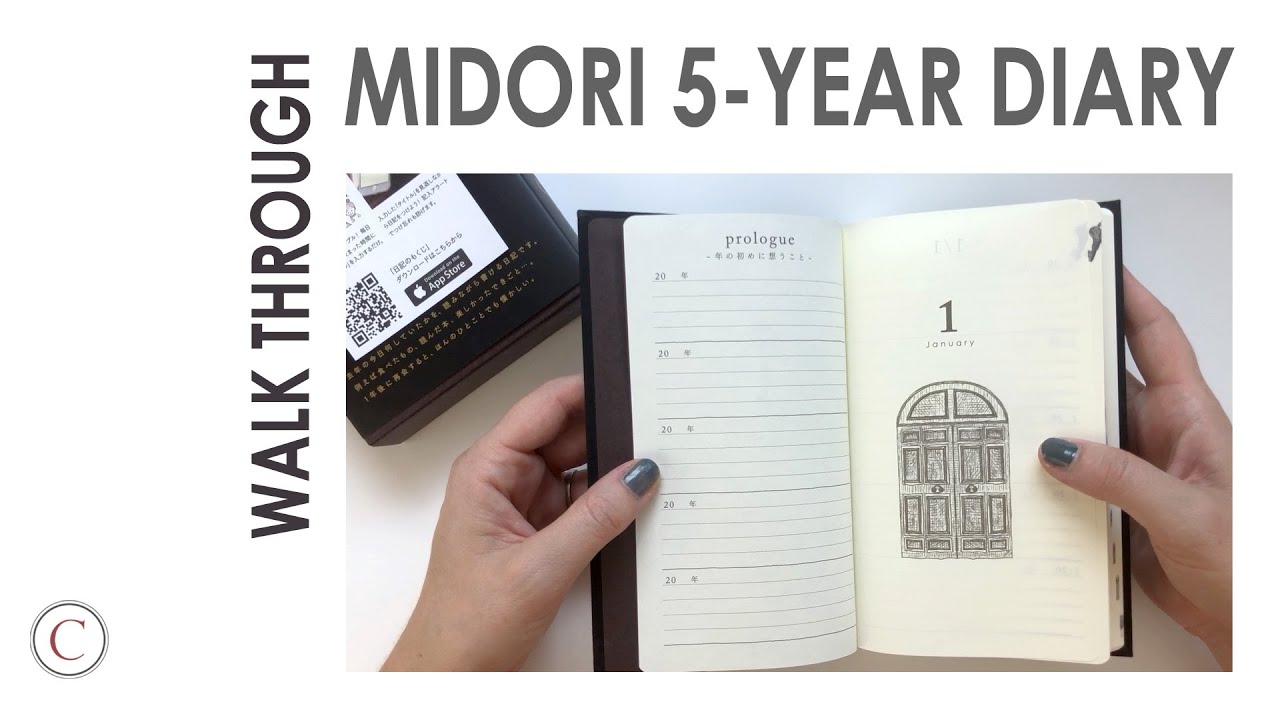 Walk Through of Midori's 5 Year Diary - Door Design in Black 