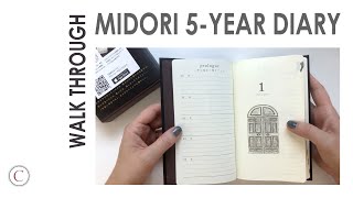 Walk Through of Midori's 5 Year Diary - Door Design in Black 