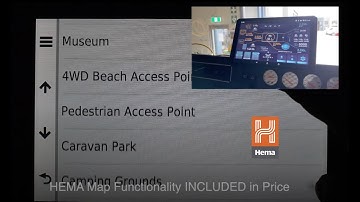 Safiery Integrated Display with Garmin & HEMA Camping Functions