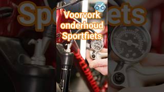 Voorvork onderhoud bij een sportfiets