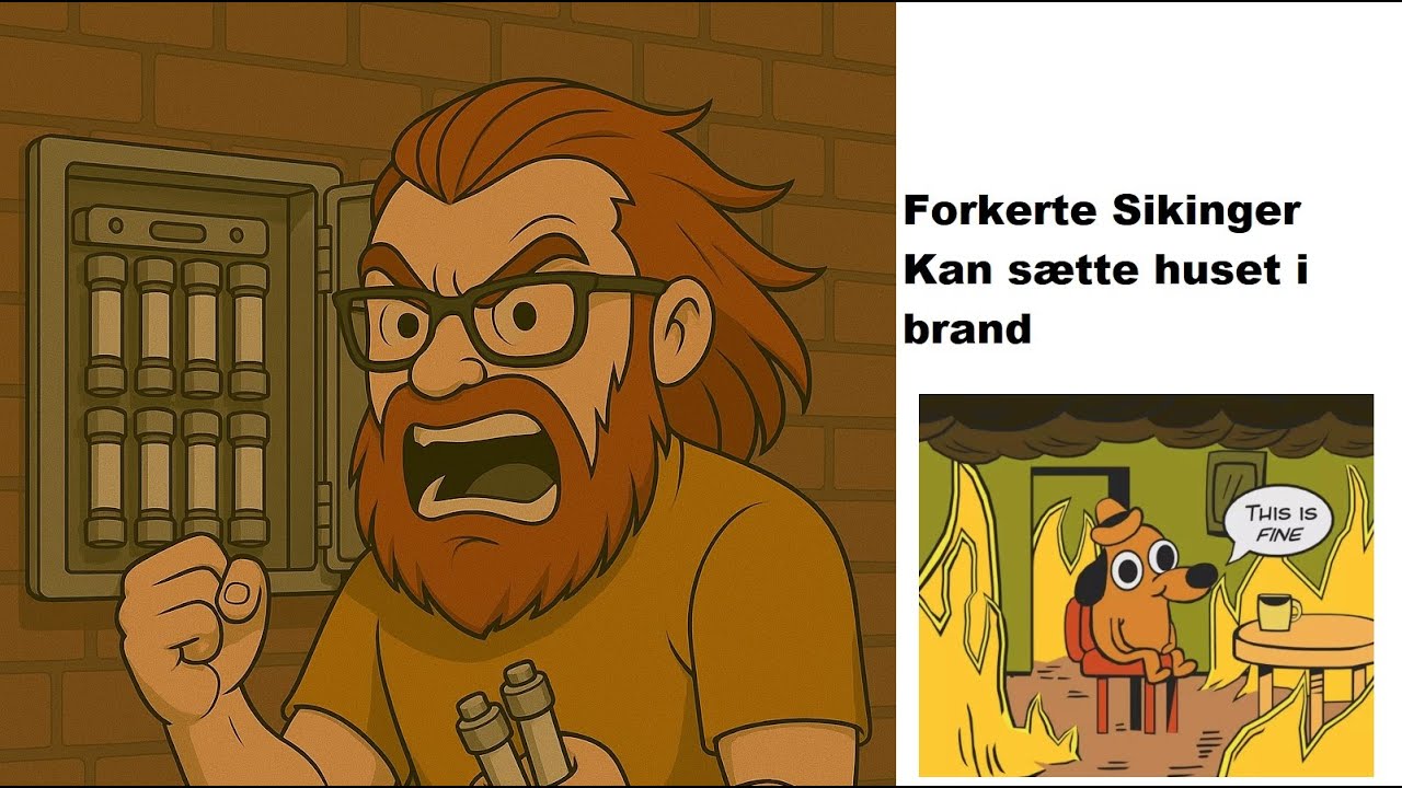 Automat Sikringer, Smelte Sikringer - Kan Sætte Huset I BRAND!! 