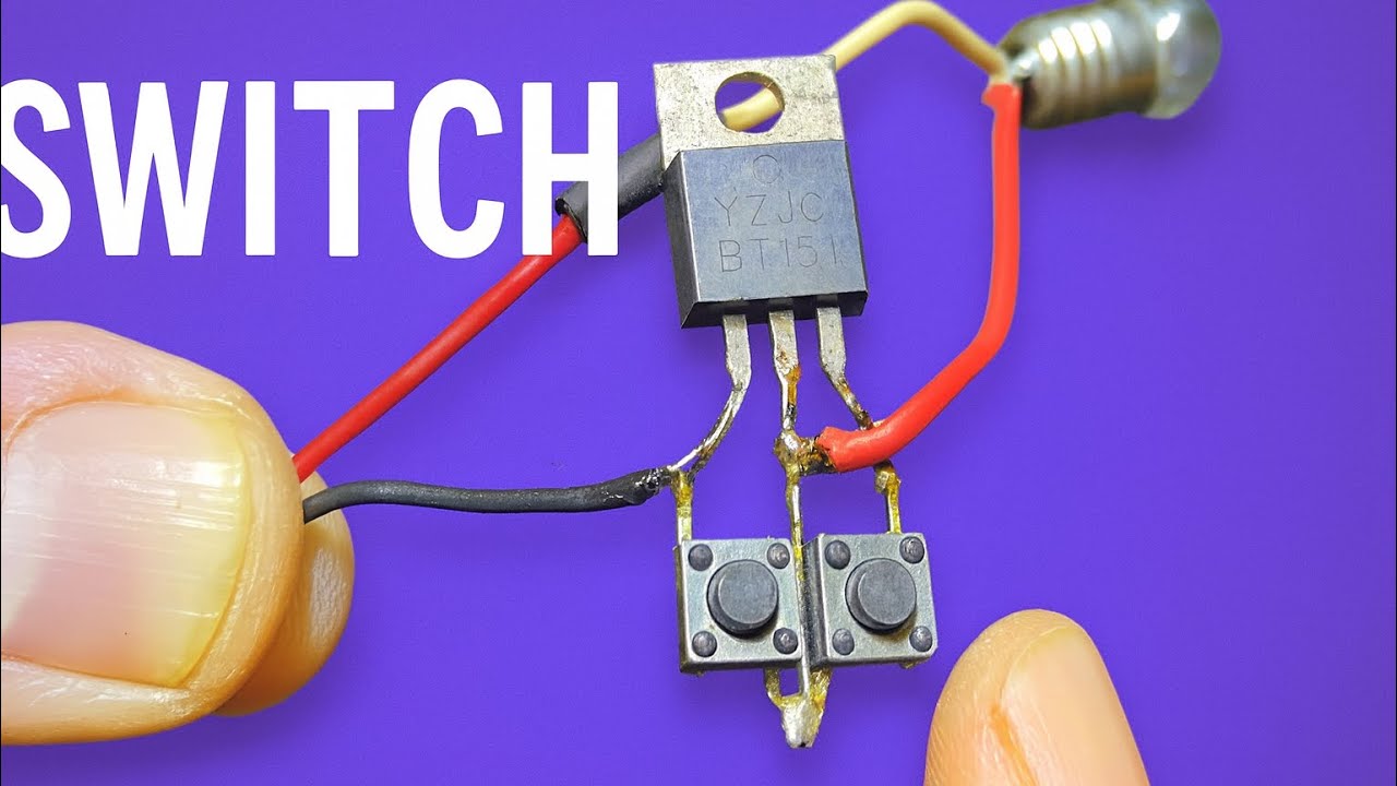 SCR BT151 + 2 Buttons = Điều Không Ai Nghĩ Tới! | Weird SCR Circuit Test