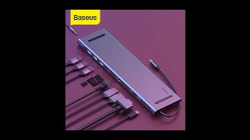 Baseus USB Type C HUB to 3.0 USB HDMI RJ45 USB HUB for MacBook Pro Accessories USB Splitter Multi