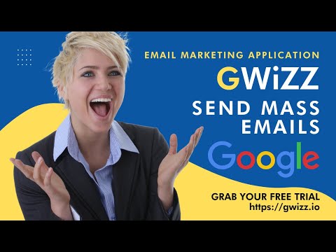 Send bulk email using Google Workspace (G Suite) and GWiZZ