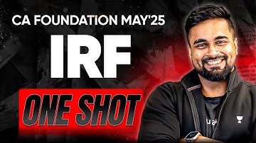 Indian Regulatory Framework- One shot IRF | CA Foundation Business Laws | CA CS Shantam Gupta AIR 42