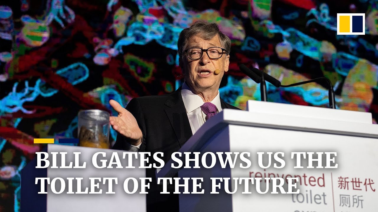 Bill Gates shows us the toilet of the future