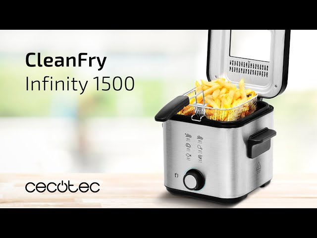 CleanFry Infinity 1500 Freidora de aceite de 1,5 litros Cecotec