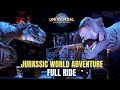 Jurassic world adventure full ride at universal studios beijing best dark ride ever