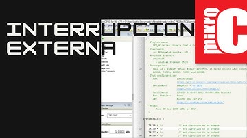 Interrupción externa programación en lenguaje c