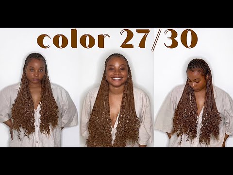 GINGER BRAIDS and BLONDE BRAIDS | COLOR 27/30 | GINER CORNROWS | MISS OLA -  thptnganamst.edu.vn