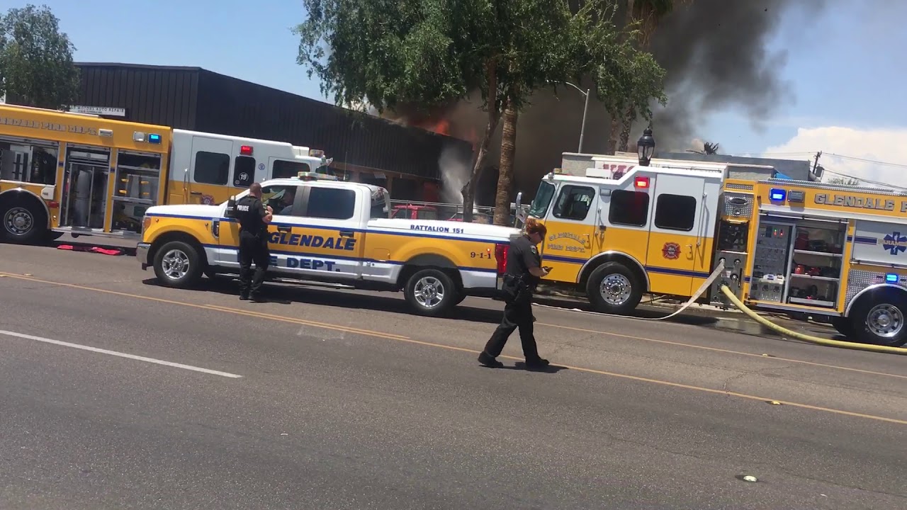 Fire In Glendale - YouTube