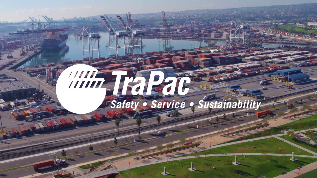 TraPac Los Angeles Terminal - YouTube