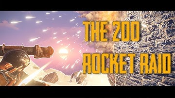 The 200 Rocket Raid on one of the BIGGEST RUST CLAN | Vanilla Rust