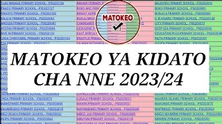NECTA MATOKEO YA KIDATO CHA NNE FORM FOUR RESULTS CSEE 2023/24