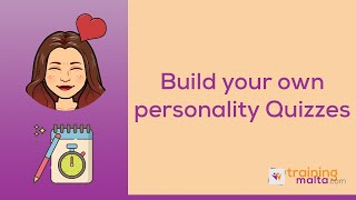 Build your own Personality Quizzes