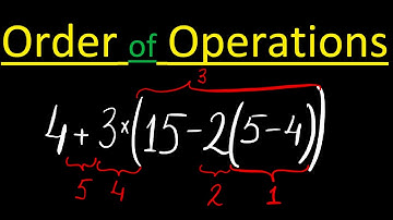 Order of Arithmetical Operations | Order of Operations | PEMDAS | Pre-algebra, Arithmetic