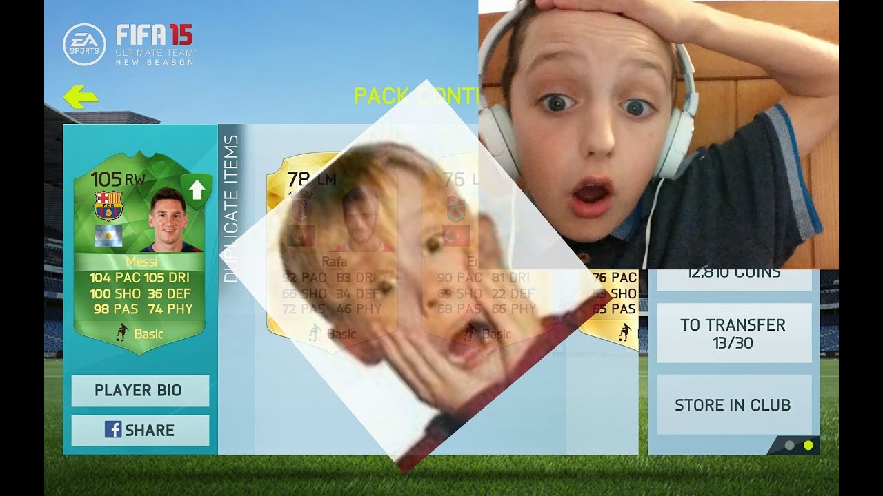OMFG I PACKED 105 MESSI AND NEYMAR!! - FIFA 15 NEW SEASON