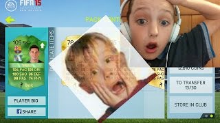OMFG I PACKED 105 MESSI AND NEYMAR!! - FIFA 15 NEW SEASON