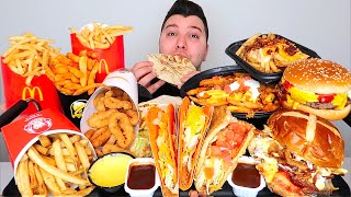 McDonald's, Taco Bell, Wendy's, Burger King • MUKBANG