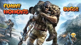 Funny Moments & Bugs In Ghost Recon Break point (PART 1)!!