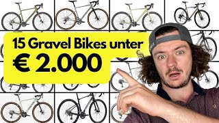 2023: 15 erhältliche GRAVELBIKES unter € 2.000 | Rose, Cube, Cannondale, Canyon, Giant, Focus,...
