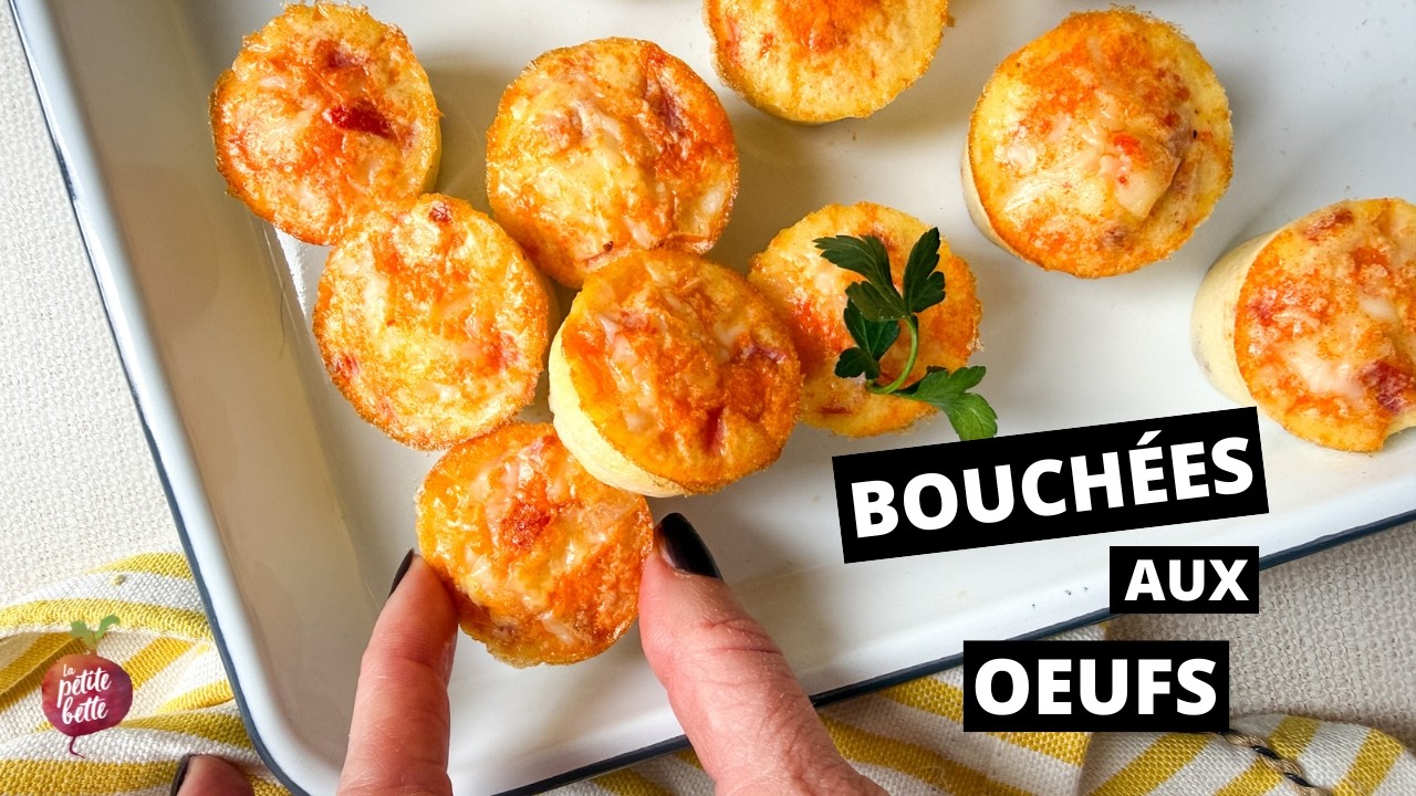 BOUCHÉES AUX OEUFS protéinées (air fryer ou four)