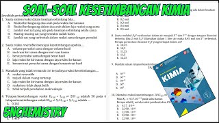 Pembahasan Soal Kesetimbangan Kimia Kelas 11 #dikmen