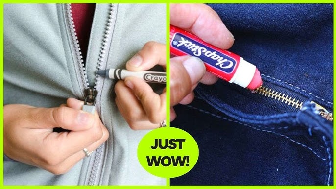 How to fix a zipper on jackets (no sewing) 