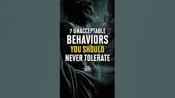 7 Unacceptable Behaviors You Should Never Tolerate | Stoicism