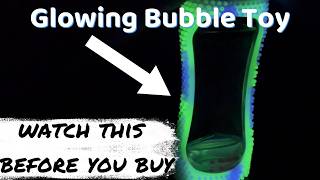Demo of FEATURES of the Glow-in-the-dark sensory fidget Bubble Toy & HOW IT WORKS [PRODUCT REVIEW]