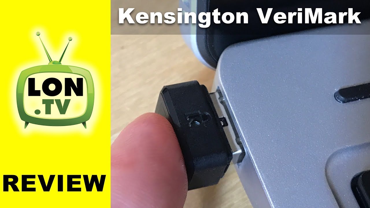 Add a fingerprint reader to your PC: Kensington VeriMark USB Review -  Windows Hello / Fido U2F - YouTube