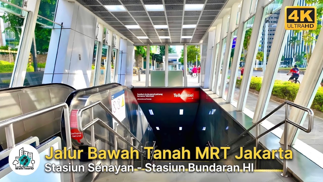 Menjelajah Jalur Bawah Tanah MRT Jakarta ‼️ Stasiun Senayan ke Stasiun Bundaran HI