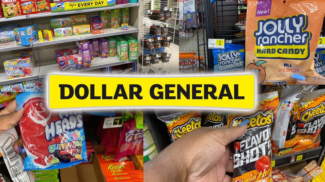 DOLLAR GENERAL CANDY HAUL dollar general couponing shop with me