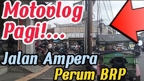 MOTOVLOG‼️Jalan Ampera - Perum Bumi Resik Panglayungan - Suasana Jum