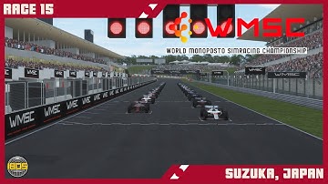 WMSC 2025 - Race 15 - Suzuka, JAPAN #simracing #rfactor2 #twitch