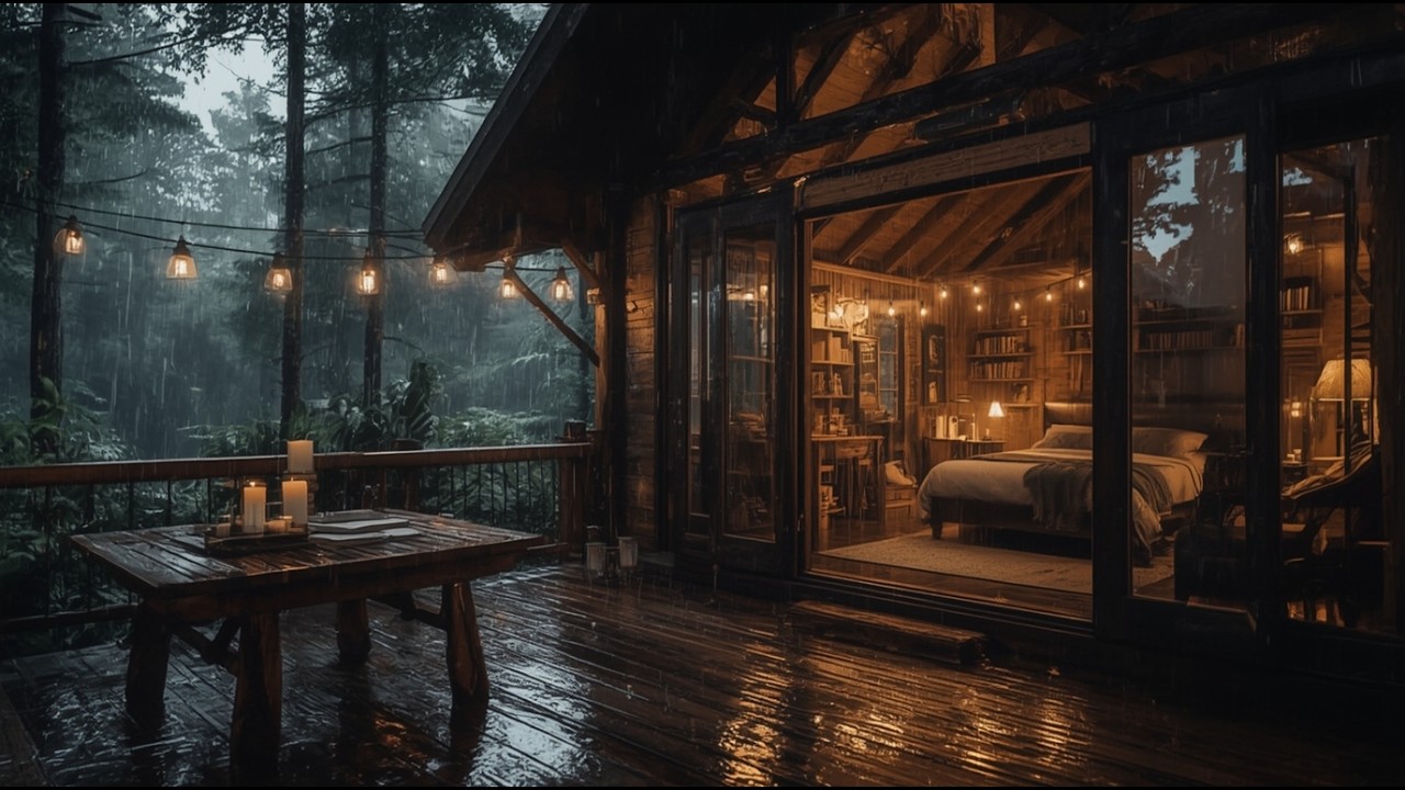 Forest Rain Sounds for Insomnia | Calm Night Ambience - YouTube