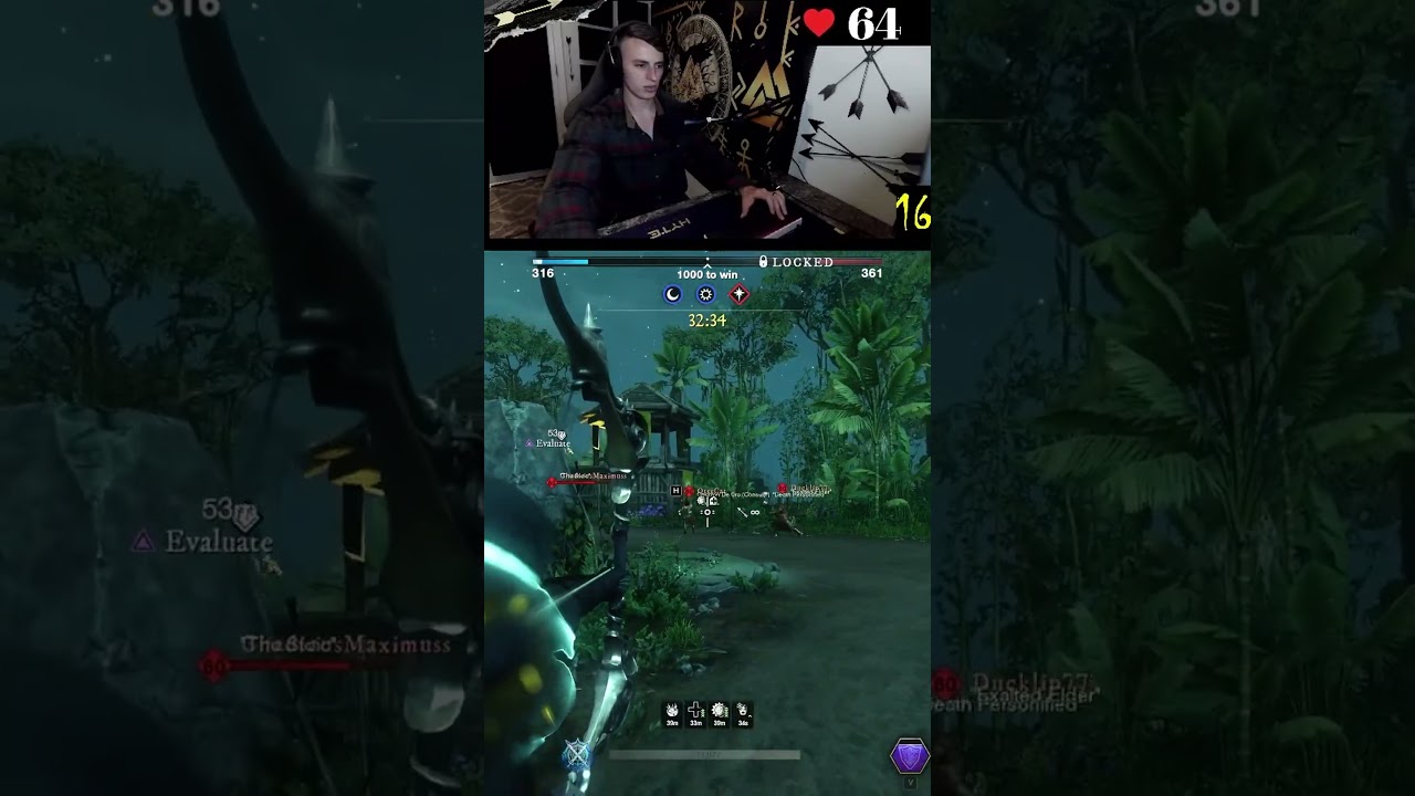 100% BOW ACCURACY 90% OF THE TIME. NEW WORLD BOW/HATCHET