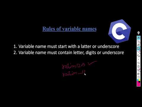 1-9 Rules of Variable Names Animated || Bangla || 2025 || by Imam Hasan