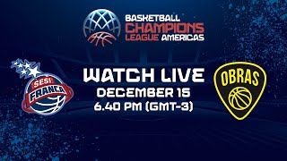 Franca v Obras Sanitarias | Full Basketball Game | Basketball Champions League Americas 2023