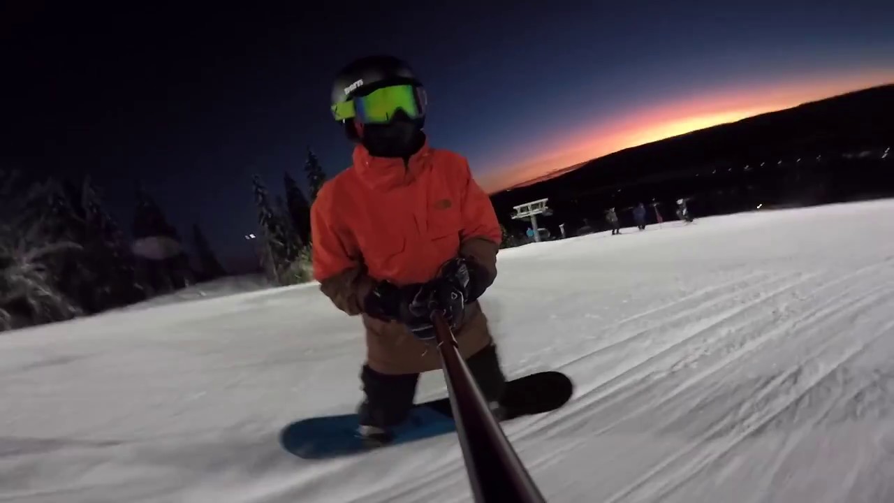 "Sunset Snowboard Slalom 2018" at Oslo Vinterpark Tryvann Wyllerløypa