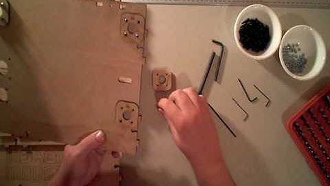 Makerbot Cupcake CNC Build Unofficial Part 2 Body, Front, Middle, & Back