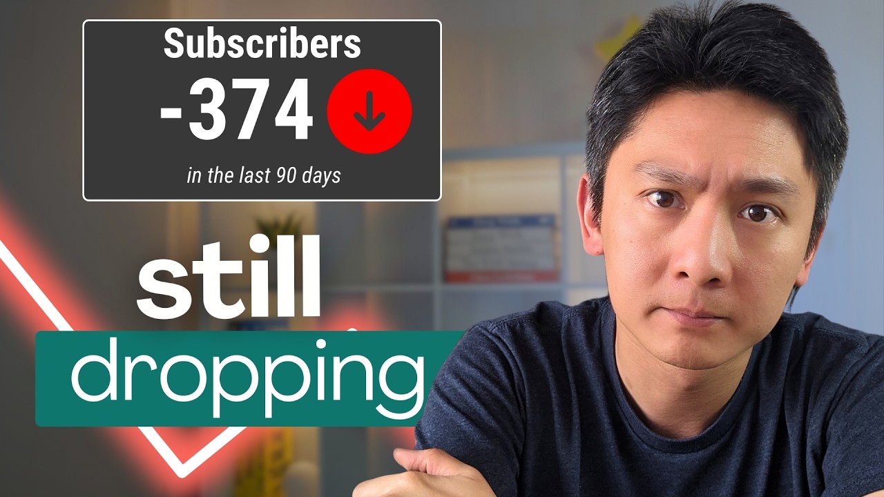 I LOST Subscribers for 90 Days. Here's What I realized. - YouTube